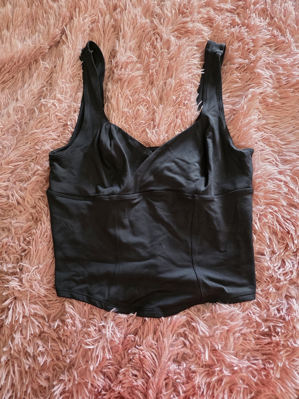 Urban Outfitters Black Cropped Camisole Tank
